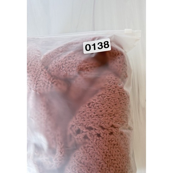 Lucky Brand Sweater Women's Small Mauve Pink Boho Minimalist Pullover - Picture 8 of 8